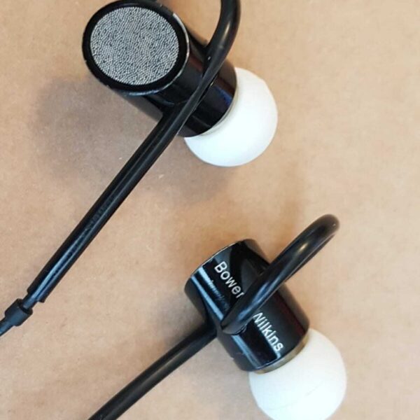 Bowers & Wilkins C5 In-Ear Headphones, Secure Fit - Black