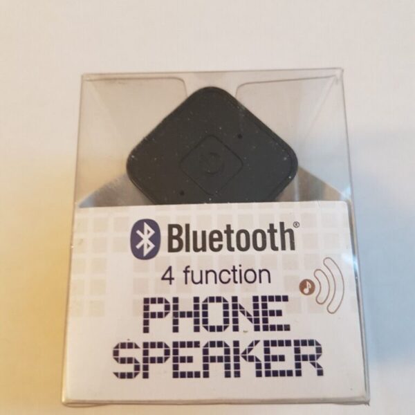 4 Function Bluetooth Phone Speaker A Mini Portable Speaker For Your Phone BLACK