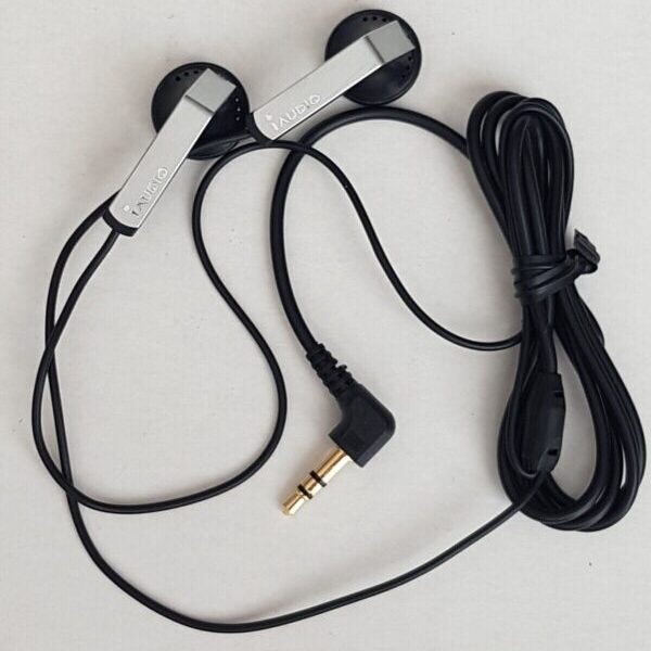 Cowon I-audio In Ear Stereo Headphones In Ear Headphones Black Or White & Silver
