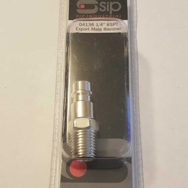 Sip 04136 Export Male Bayonet 1/4'' BSPT end Fitting